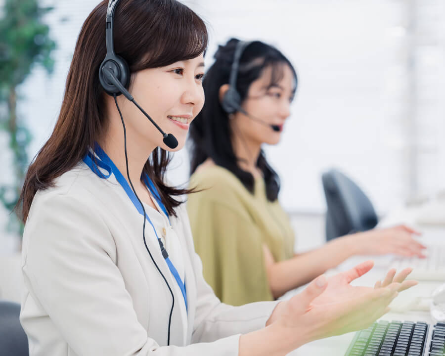 お問い合わせから解決まで自社管理で迅速に対応